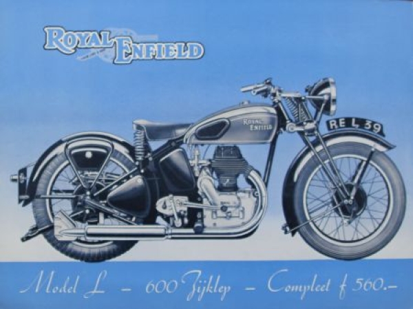 Royal Enfield Modelprogram 1939 Motorbikebrochure (7087)